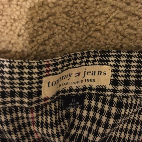 Tommy Jeans Houndstooth Mini Skirt 11 - Picture 5 of 5